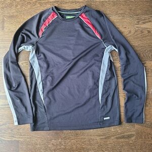 Men 's TEK GEAR Performance Tee Athletic Shirt Long Sleeve Sz.S